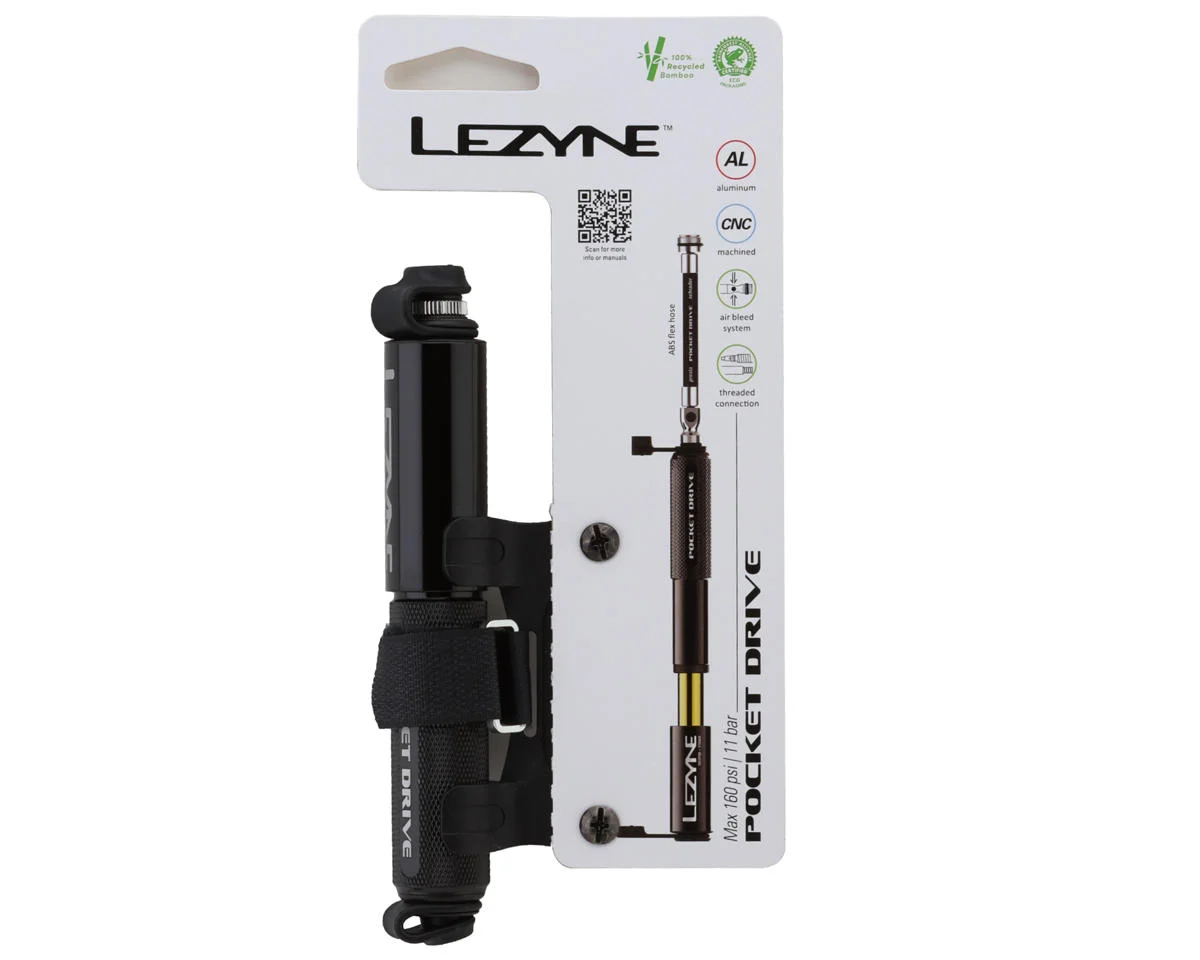 Lezyne Pocket Drive Pump (Black) - view 3